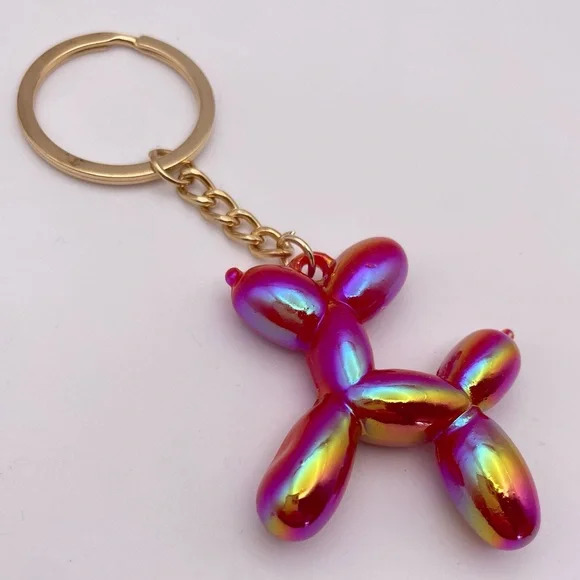 BALLOON DOG | Fuchsia 🌺| Bag Charm | Keychain (Brand New!) ✨ - Picture 5 of 8